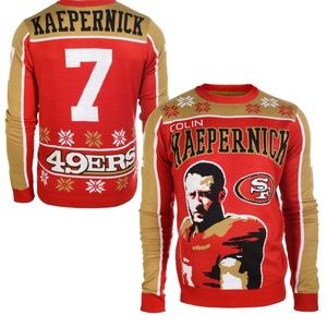 Colon Kaepernick 49ers Sweater